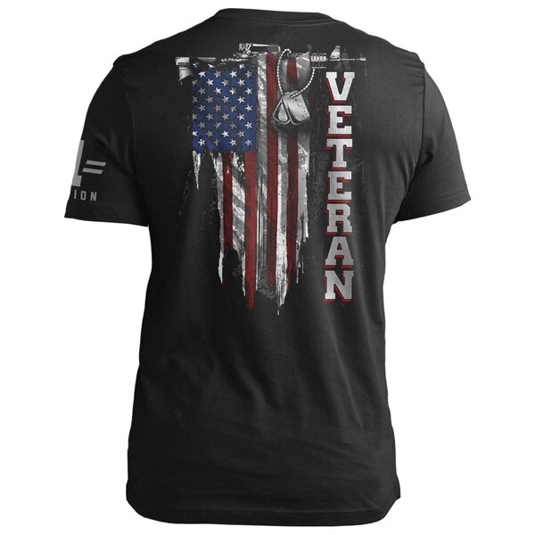 1 Nation Design - Veteran Torn Flag - Military & First Responder ...