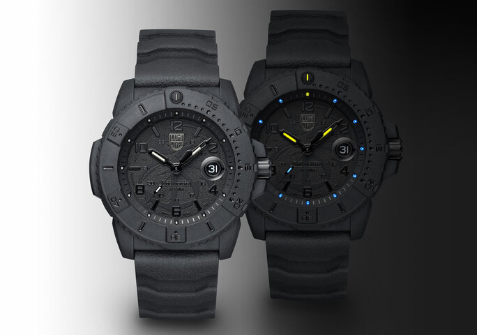 最終値下げ【希少美品】Luminox Navy Seal 3600.BO.NSF Luminox - Men's 45mm Black Out - 3600 NSF Series Watch - Military