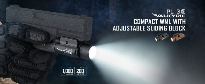 OLIGHT PL Turbo & PL-3R Valkyrie Weaponlight Bundle - 800 Lumen Tactical Flashlight With 515m Throw