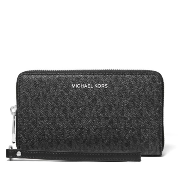 Michael Kors Women's Jet Set Signature Phone Wristlet/Wallet