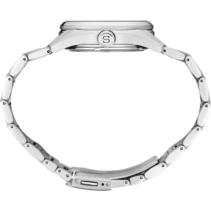 Seiko - Men's 40.2mm Presage Luxe Sharp Edged Series Stainless