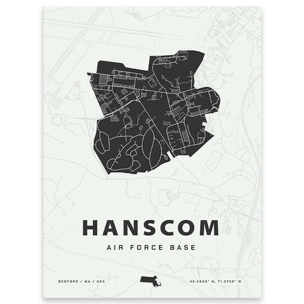 Hanscom Air Force Base Map: Massachusetts Base Layout