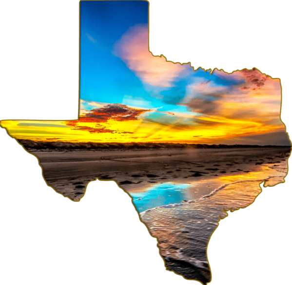 Wimberley Puzzle Company Padre Island Sunset Texas Shaped Magnet wimberley-puzzle-company-padre-island-sunset-texas-shaped-magnet