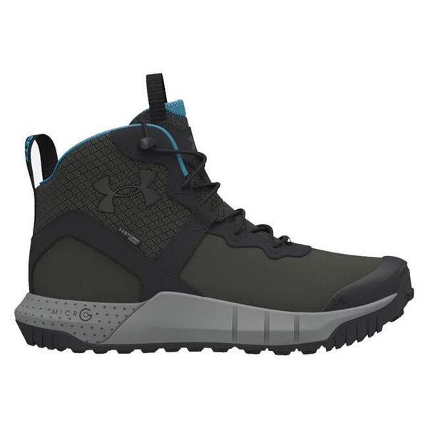 Under Armour - Micro G Valsetz Mid Leather Waterproof Boots - Military ...