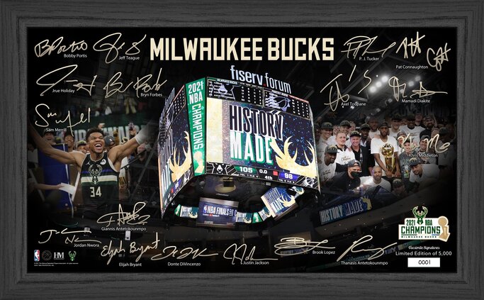 Milwaukee Bucks 2021 NBA Champions Trophy Replica