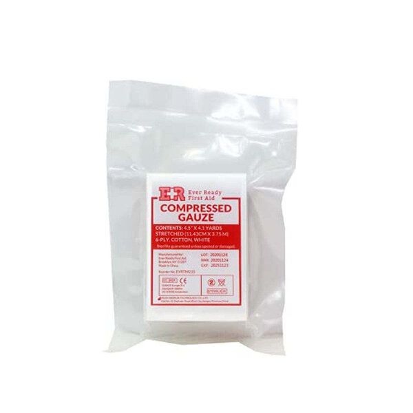 MediTac Kits - Ever Ready First Aid Compressed Sterile Gauze, 6-Ply ...
