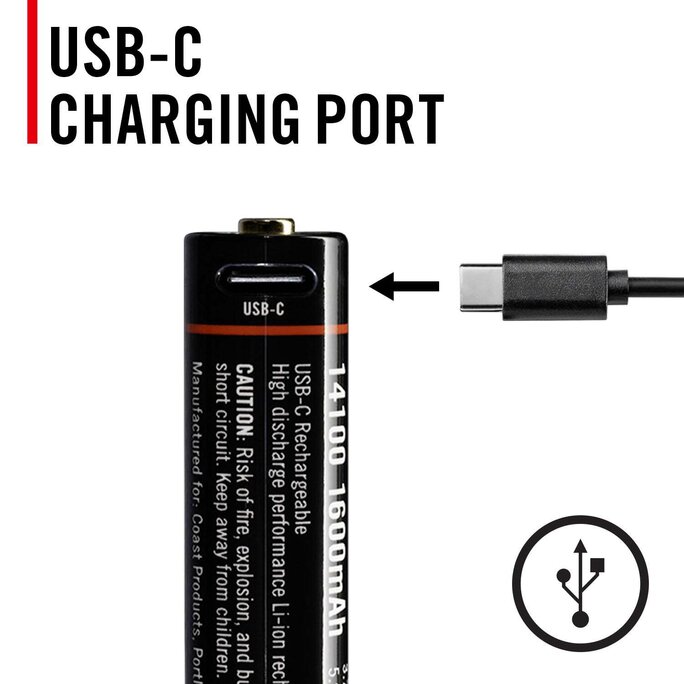 COAST Products - ZX553 Rechargeable Battery - Military & First