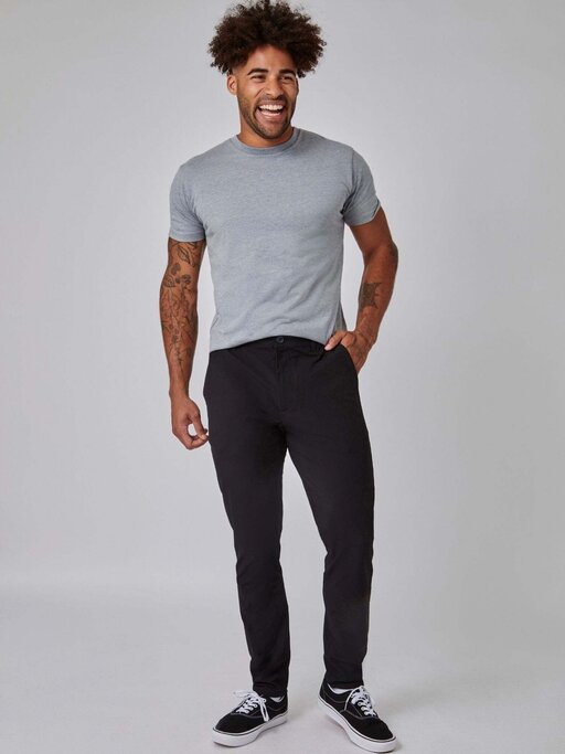 Fresh Clean Threads - Black Stretch Tech Pant - Military & First