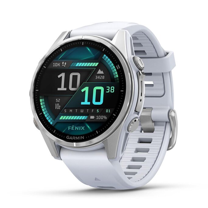 Garmin - Fenix 8 43mm AMOLED Watch - Military & Gov't Discounts | GOVX