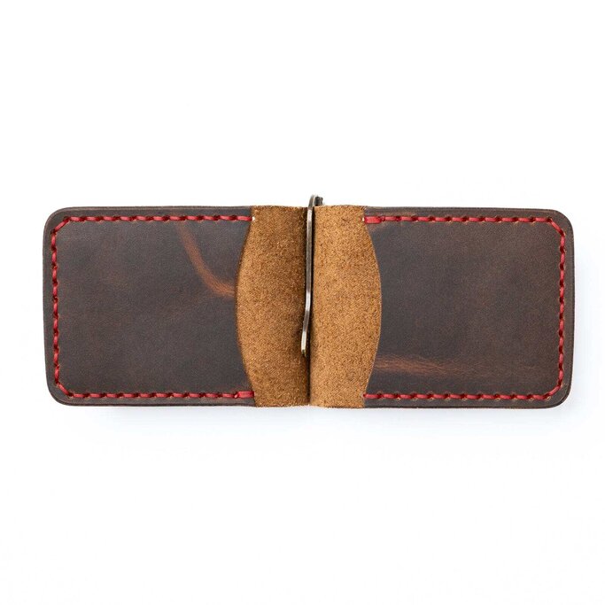 Popov Leather® - Leather Money Clip Wallet - Military & First