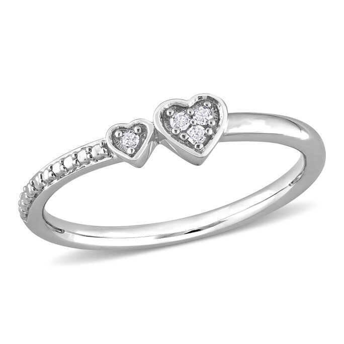 Silver heart clearance promise ring