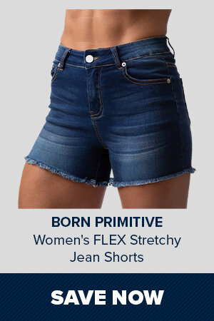 Women's FLEX Stretchy Jean Shorts