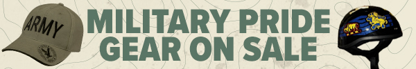 Military Pride Gear On Sale Banner