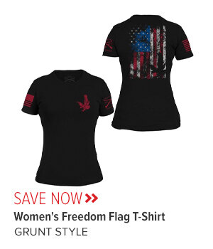 Women's Freedom Flag T-Shirt