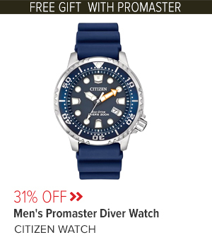 Men's Eco-Drive Promaster Professional Diver Poly Watch