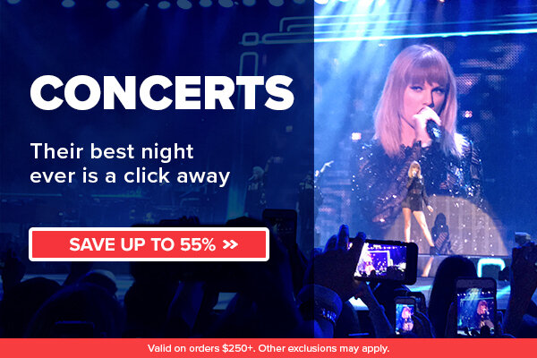 CONCERTS Save up to 55%
