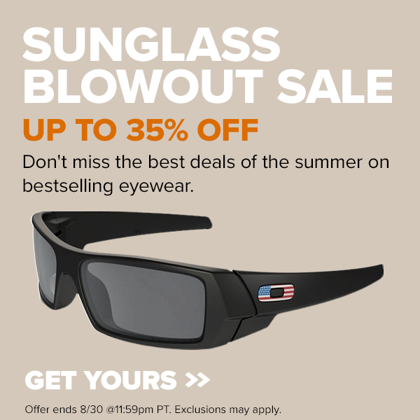 SUNGLASS BLOWOUT SALE | UP TO 35% OFF